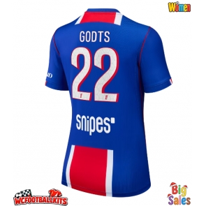 Paris Saint-Germain Mika Godts #22 Replica Home Stadium Shirt for Women 2026-27 Short Sleeve